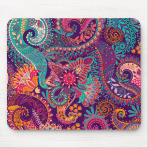 Paisley pattern mouse pad