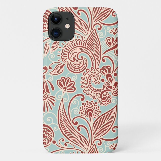 Paisley Pattern, Persian Paisley, Oriental Paisley Case-Mate iPhone Case (Back)