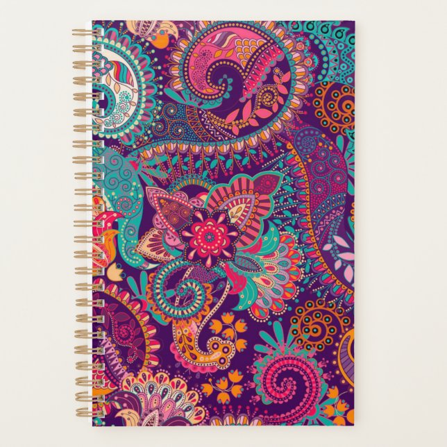 Paisley pattern planner (Front)