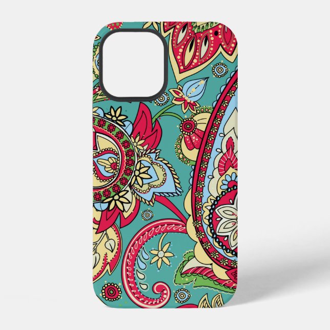 Paisley pattern. Seamless oriental pattern based o iPhone Case (Back)
