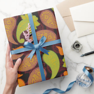 Paisley Pattern Wrapping Paper