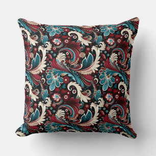 Paisley Print Cushion