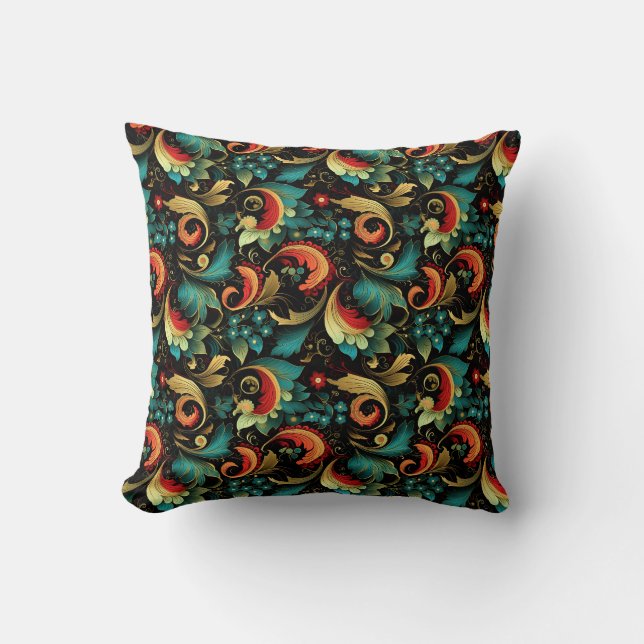 Paisley Print Cushion (Front)