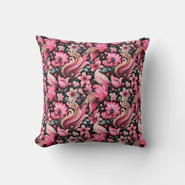 Paisley Print Cushion (Front)