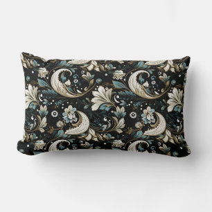 Paisley Print Lumbar Cushion