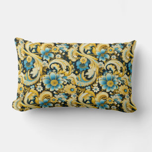 Paisley Print Lumbar Cushion