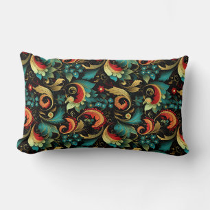 Paisley Print Lumbar Cushion
