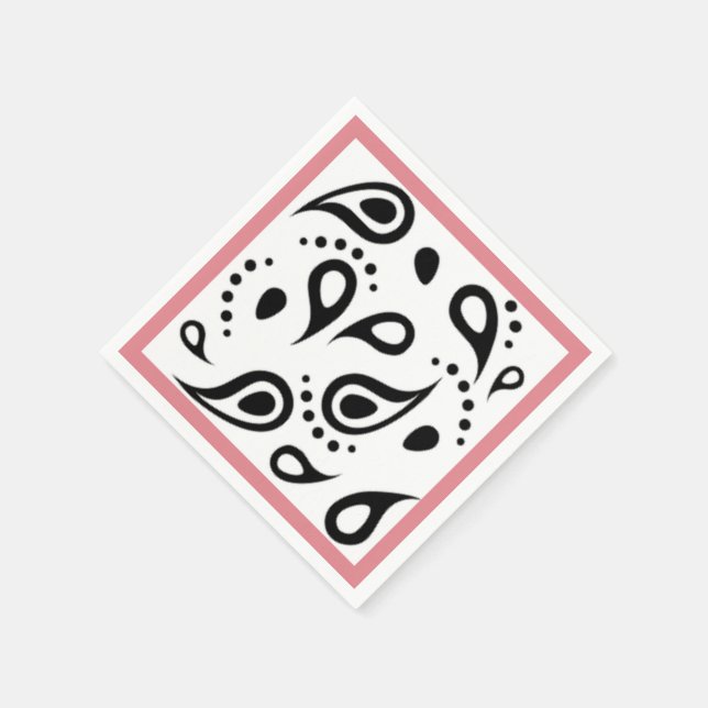 PAISLEY PRINT NAPKIN (Corner)