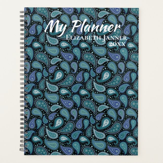 Paisley Print Planner (Front)