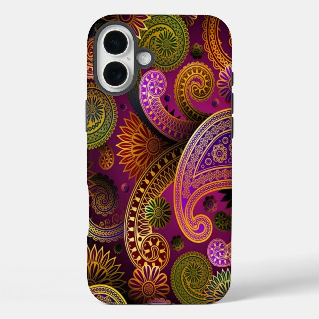 Paisley Purple Case-Mate iPhone Case (Back)