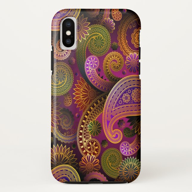 Paisley Purple Case-Mate iPhone Case (Back)