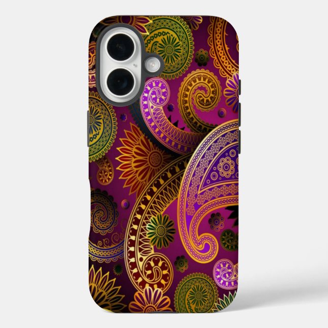 Paisley Purple Case-Mate iPhone Case (Back)