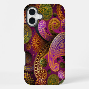 Paisley Purple iPhone 16 Plus Case