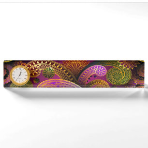 Paisley Purple Nameplate