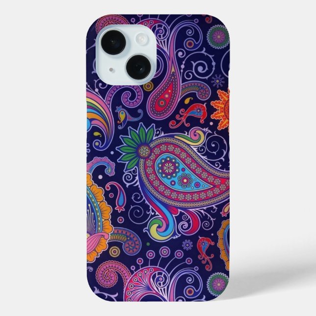 Paisley Purple pink Case-Mate iPhone Case (Back)
