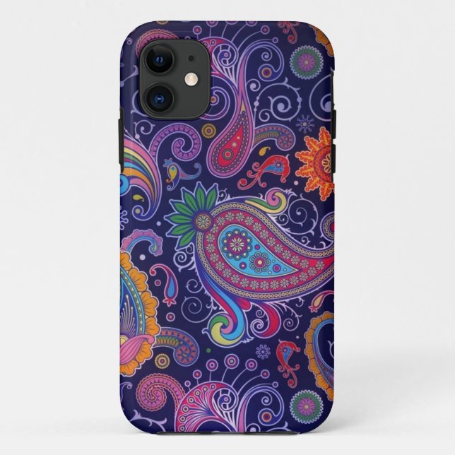 Paisley Purple pink Case-Mate iPhone Case (Back)