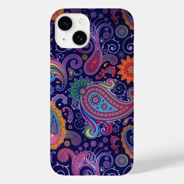 Paisley Purple pink Case-Mate iPhone Case (Back)