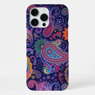 Paisley Purple Pink iPhone 16 Pro Max Case