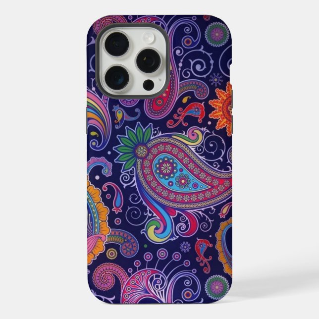 Paisley Purple pink iPhone Case (Back)