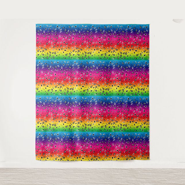 Paisley Rainbow Tapestry (Front)