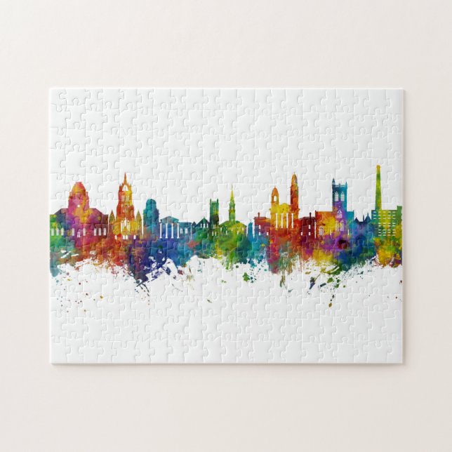 Paisley Scotland Skyline Jigsaw Puzzle (Horizontal)