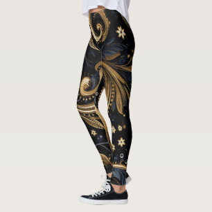 Paisley Seamless Pattern Leggings