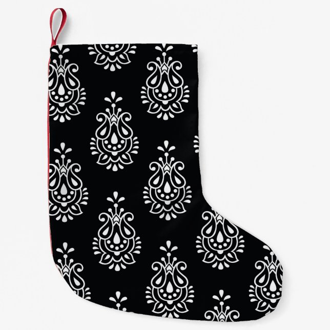 paisley seamless pattern small christmas stocking (Front)