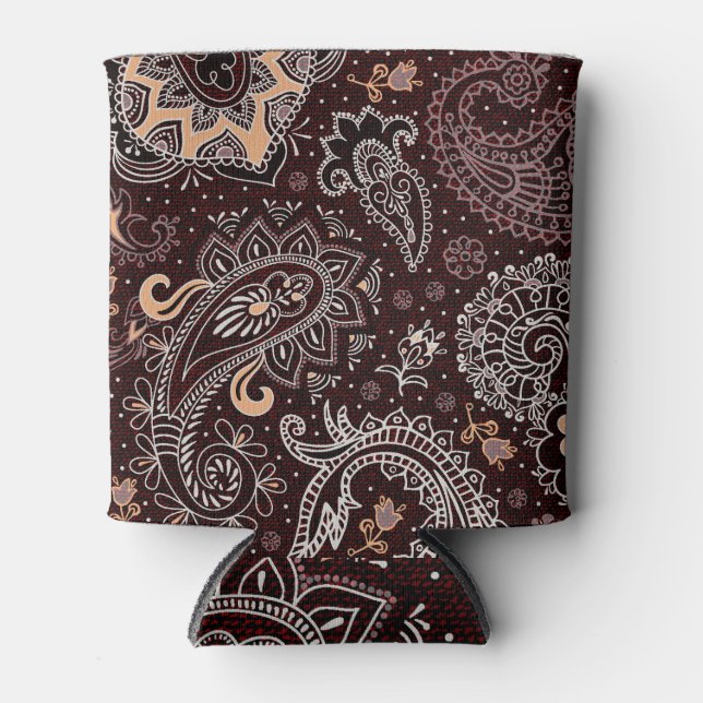 Paisley style: colourful, vintage seamless pattern can cooler (Front)