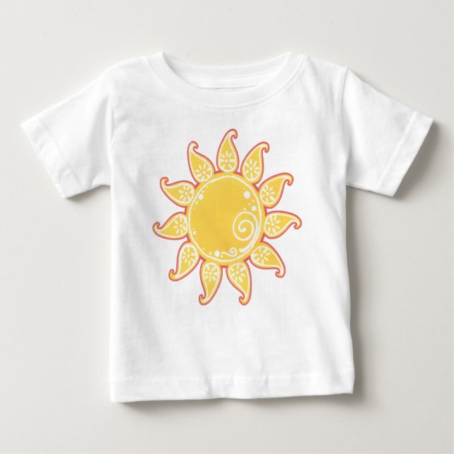 Paisley Sun Baby Shirt (Front)