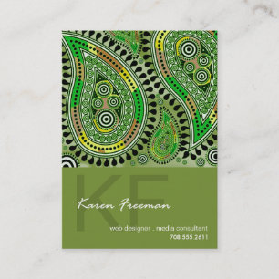 Paisley Supreme Business Card template