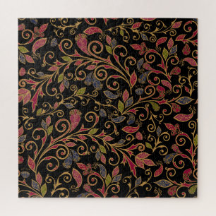Paisley Vegetable Vintage Blend Jigsaw Puzzle