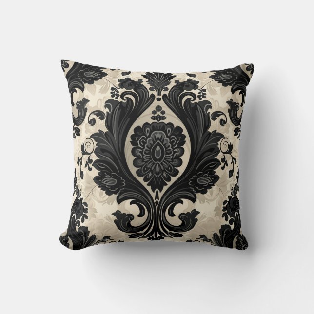 Paisley, Victorian, Gothic Cushion (Front)