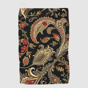 Paisley, Victorian, Gothic, Golf Towel