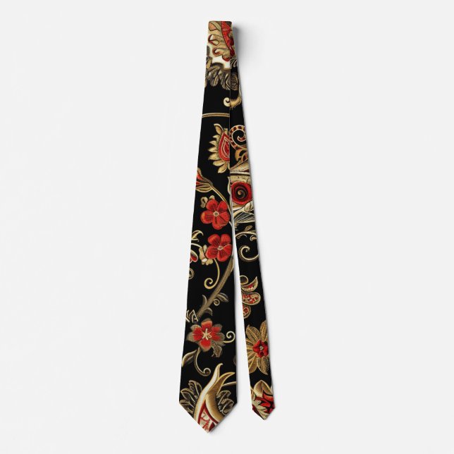 Paisley, Victorian, Gothic,  Tie (Front)