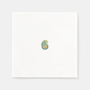 Paisley Wedding Napkins Elegant Boho Decor