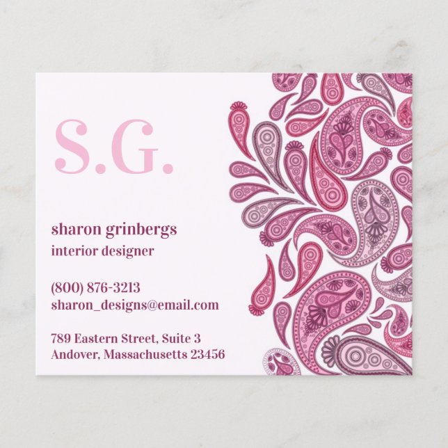 Paisleys Elegant Flyer (Front)