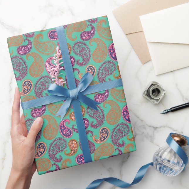 Paisleys Pattern Wrapping Paper (Gifting)
