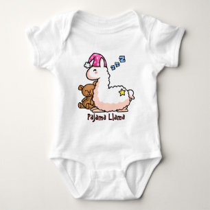 Pajama Llama Baby Bodysuit