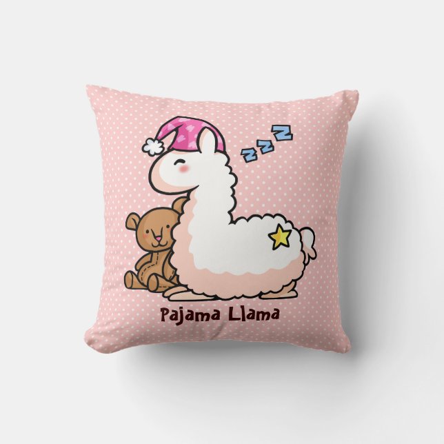 Pajama Llama Cushion (Front)