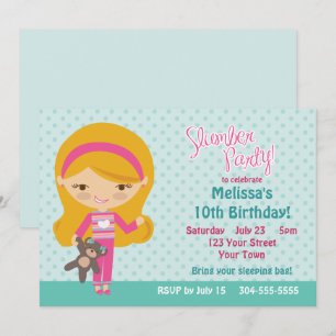 Pajama Party Invitation