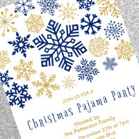 Pajama party invitation for adults