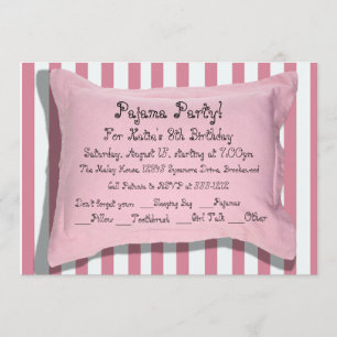 Pajama Party Invitations