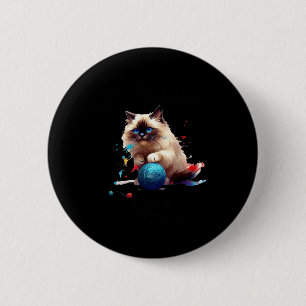Pajama Ragdoll Cat Perfect For Cat Lovers! For Men 6 Cm Round Badge