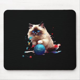 Pajama Ragdoll Cat Perfect For Cat Lovers! For Men Mouse Pad