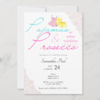 Pajama Slumber Party PJs & Prosecco Bridal Shower