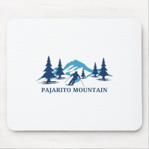 Pajarito Mountain New Mexico Ski Resort Skiing Ski Mouse Pad