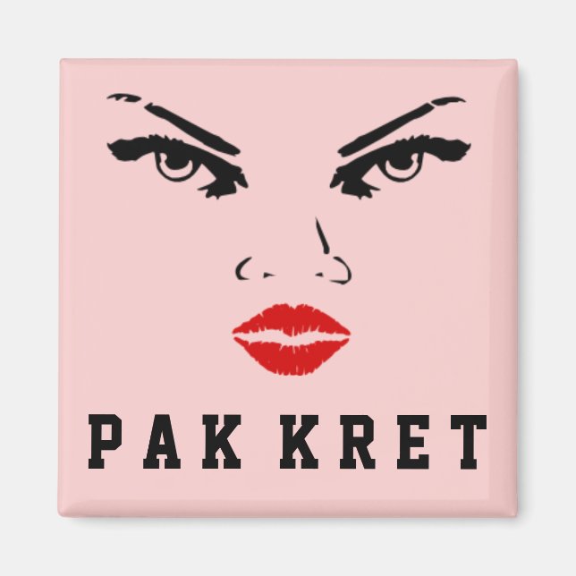 Pak Kret, Thailand Woman Girlfriend Wife Bride  Magnet (Front)