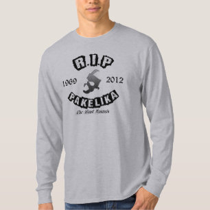 Pakelika Grey Gradient Basic Long Sleeve T-Shirt