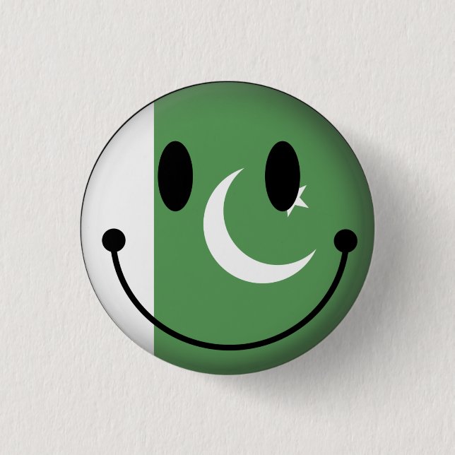 Pakistan 3 Cm Round Badge (Front)