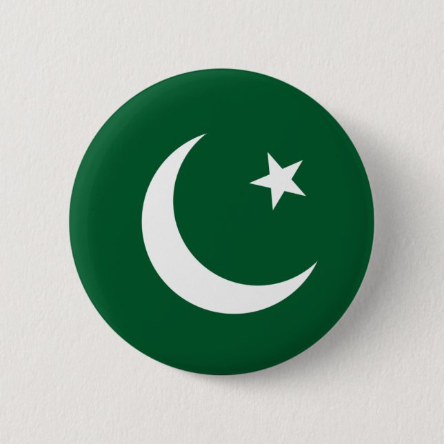 Pakistan 6 Cm Round Badge (Front)